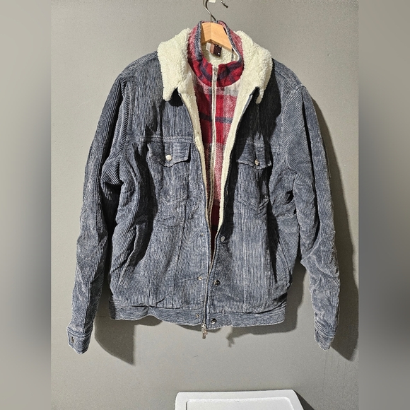 Kith Corduroy Laight Jacket Indigo Blue Med NWT - Picture 2 of 11